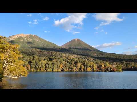北海道三大秘湖オンネトーの景色 #北海道 #阿寒  #雌阿寒岳 #阿寒富士 #オンネトー #秘湖