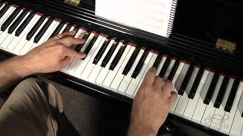 Jazz Piano Lesson 2: 3 Note Voicings
