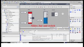 TIA Portal WinCC for beginners part 2 (slider, bar, switch) TIA Portal WinCC for beginners part 2 (slider, bar, switch)