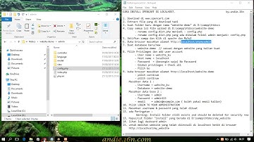 Install Opencart 2.3.0.2 LENGKAP