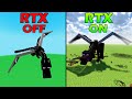 minecraft ender dragon with different RTX