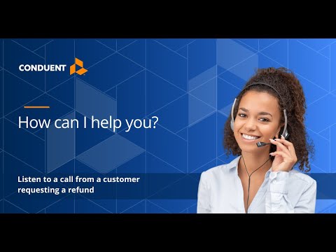 Listen for a call from a customer requiring a refund