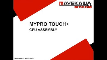 MYPRO TOUCH+ Hardware Webinar