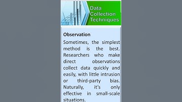 24- Data Collection Techniques/ Observation