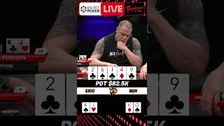 $233,000 bluff Eric Persson gets CONFUSED  #poker #bigbetpokerlive #pokerclips