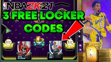 3 NEW FREE LOCKER CODES IN NBA 2K21 MYTEAM FREE MT PACKS & TOKENS NBA 2K21 MYTEAM LOCKER CODE