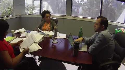 Going Through A Clinical Research Interim Monitoring Visit Report With Some CRA Academy Interns