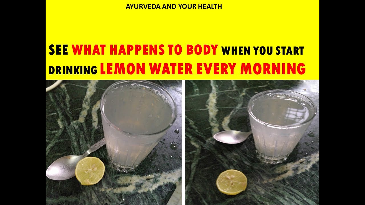 SEE WHAT HAPPENS TO BODY WHEN YOU START DRINKING LEMON WATER EVERY
