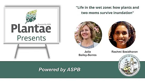 Plantae Presents - Julia Bailey-Serres and Rashmi ...