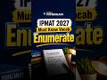 Most Asked Vocab for IPMAT 2027🔥 | Enumerate Meaning Explained #shorts