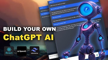 Build your Own ChatGPT AI in React and Tailwind | OpenAI, Machine Learning