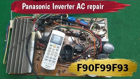 Panasonic Inverter AC repair ;F90.F99.F93.Panasonic Inverter AC error code. air conditioner repair
