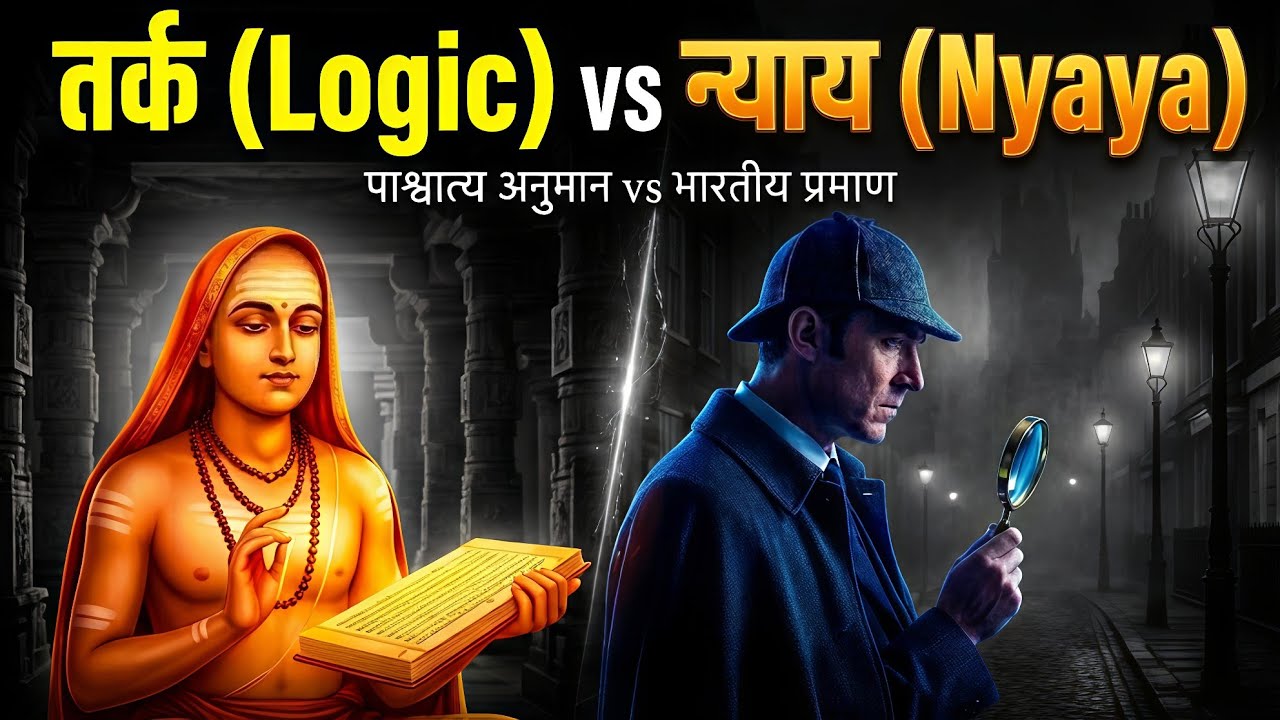 तर्क का असली 'बाप' कौन? Shankaracharya vs Sherlock Holmes | Indian Logic (Nyaya) Explained
