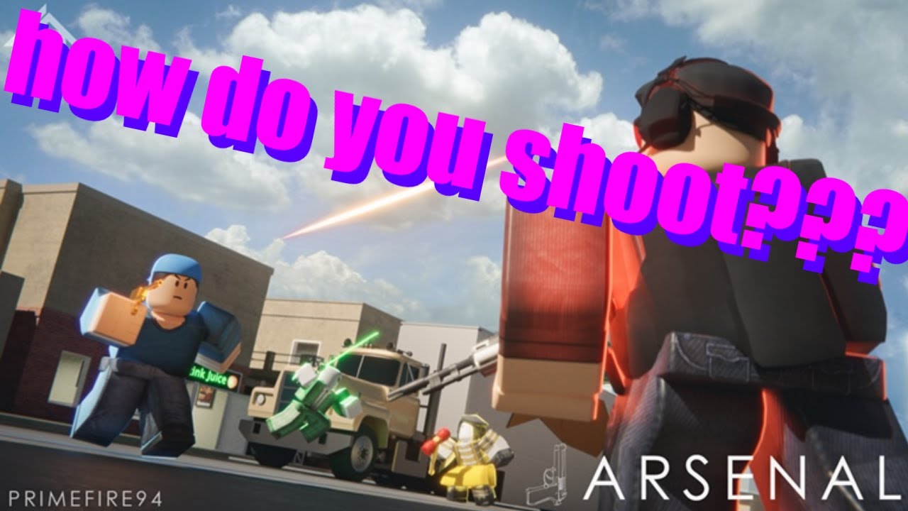 How To Shoot In Arsenal Tutorial Youtube - how do you crouch in arsenal roblox pc
