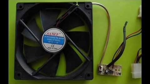 12Volt Fan ve Sıcaklık Sensörlü Fan Hız Kontrol Devresi - 0 535 625 10 77 - İkisi 20TL