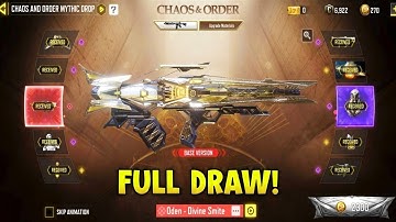 Mythic Oden Divine Smite Full Draw CODM | Chaos & Order Mythic Drop Cod Mobile