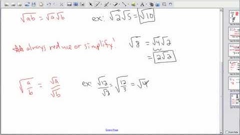 Surds - square roots or radicals (1/2) - (IB Math, GCSE, A level, AP)