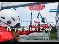 Riding the little zipper at zipworld uk