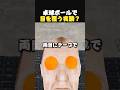 ピンポン玉で両目を覆ったら？