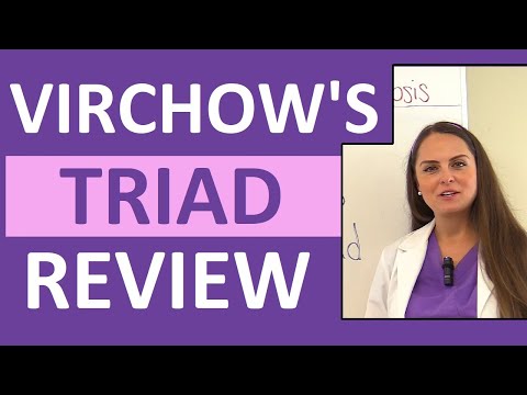 Virchow&rsquo;s Triad Nursing Explanation (DVT Thrombosis)