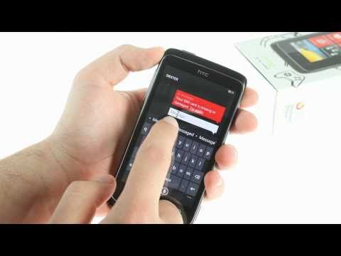 HTC 7 Trophy user interface video demo