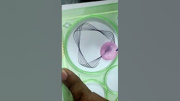 Simple spirograph design Geometric shape399 #shape #art #ytshort #funnypa #shorts #ytshort #tranding