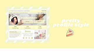 yellow pastel; interactive carrd tutorial