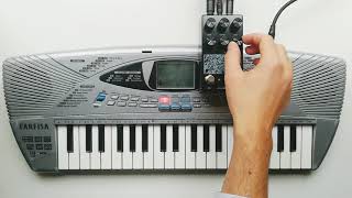 Farfisa Ambient keyboard organ w/ Pecan Edera
