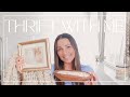 Come thrift with me  thrift shopping home decor on a budget  huge thrift haul