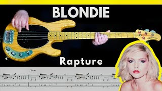 Miniatura de "Blondie - Rapture [1981] | BASS Cover | Notation + TABS"