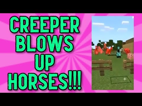 creeper-blows-up-horses!!!-¦¦-minecraft-#12
