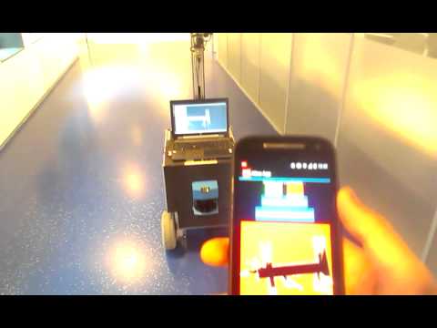 ROS Robot controlled by Android Application