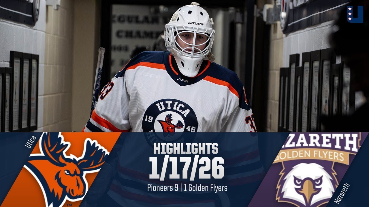 #12 Utica at Nazareth | Men's Hockey Highlights - 1/17/26