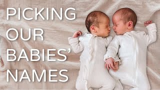 HOW WE PICKED OUR BABIES' NAMES | BABY GIRL COMES HOME FROM THE NICU
