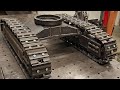 Budowa koparki skala 1:6RC podwozie gąsienicowe how to build a Excavator crawler chassis part 7