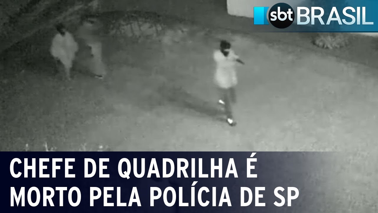 Líder de quadrilha é morto em confronto com a Polícia em São Paulo | SBT Brasil (03/02/24)