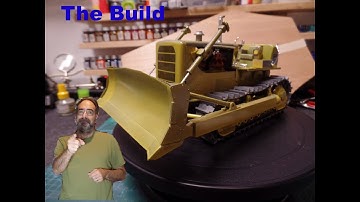 Hoe je de AMT Construction Bulldozer bouwt (1:25 schaalmodel autokit)
