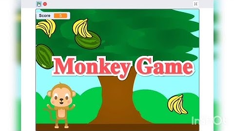 How to make a Monkey Game in Scratch App in PC💻💻