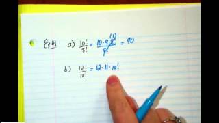 MA40Sp sem 1 Jan 12 2015 Factorial Notation and the perm formula part 1