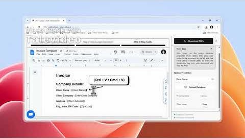 How to create PDFs on automation using PDFOutput (Step - 3) | Mapping Notion Properties