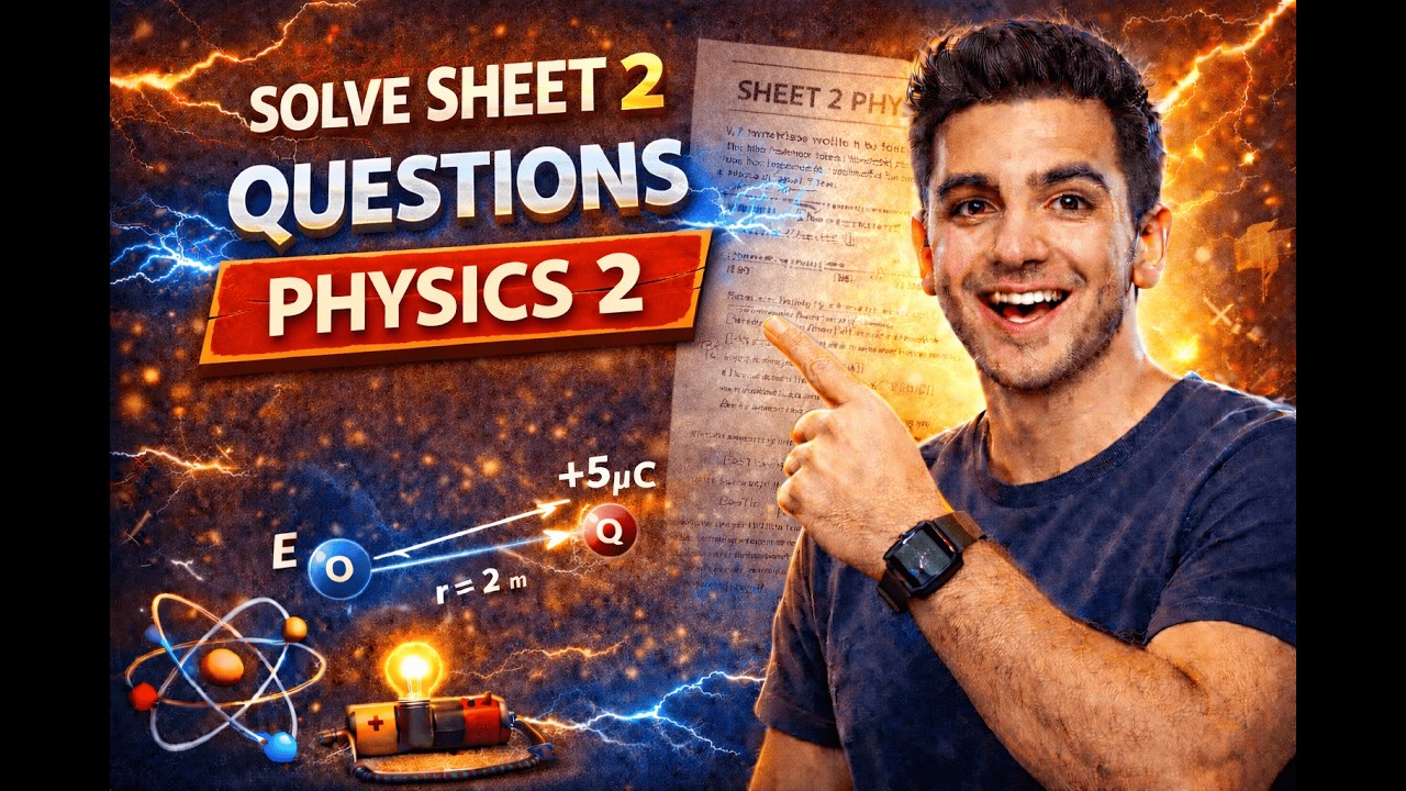 Solving Essay Questions | Sheet 2 – Physics 2 - YouTube