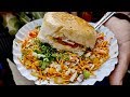 DABELI with CHAKNA for just Rs 25 | Desi Tawa Pizza | Indian Street Food