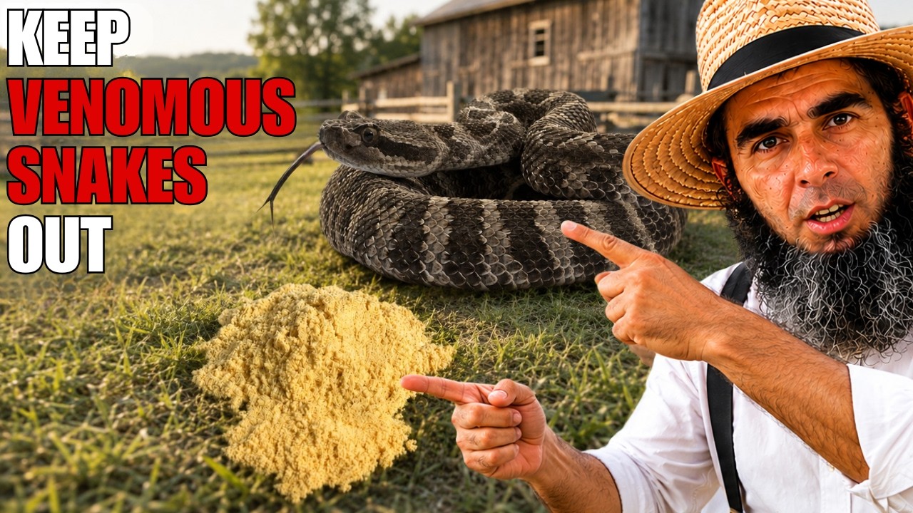 How to Keep VENOMOUS Snakes Out of Your Yard... 10 Old Amish Methods That ACTUALLY Work