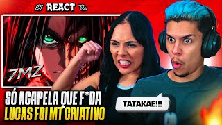 7 MINUTOZ: Eren (Attack on Titan) - AO SOM DO ESTRONDO | [Casal Jounin React] 🔥