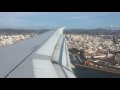 Landing at Faro Airport, Portugal