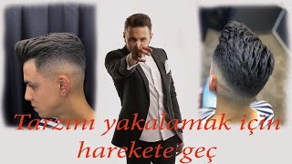 Mid-Fade Erkek Kisa Katli Kesi̇m İdfade