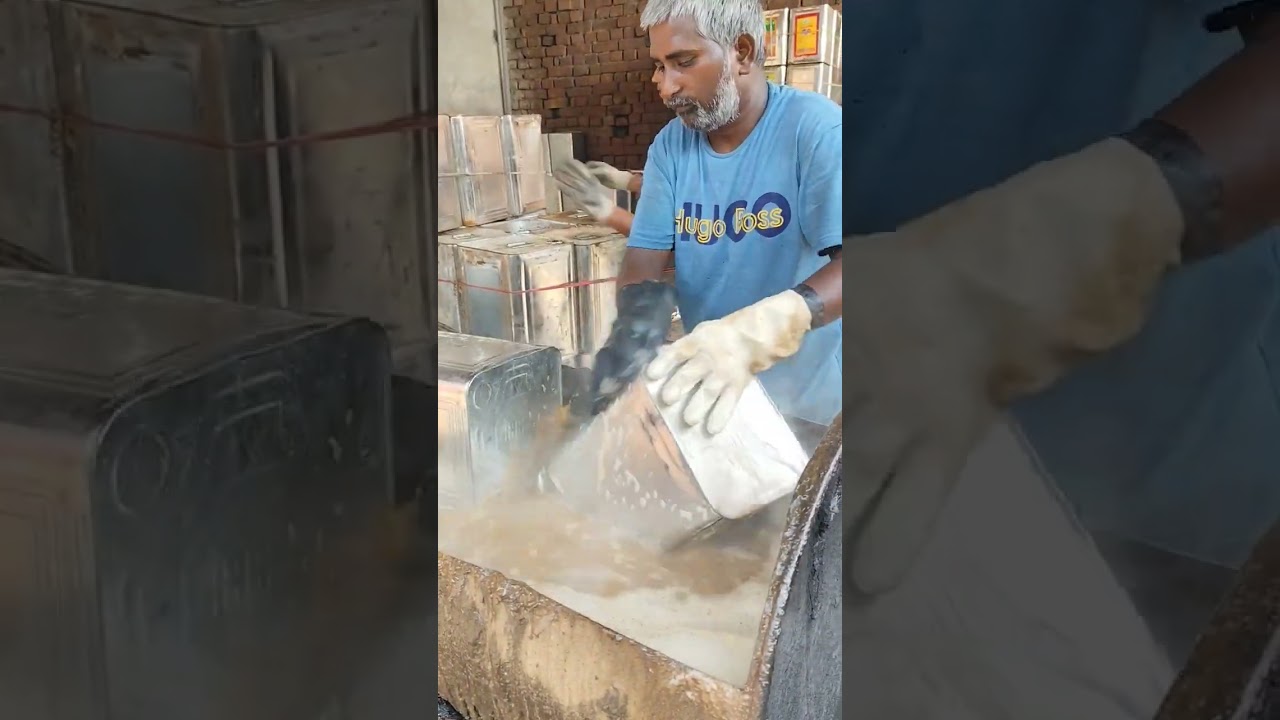 Washing A Oil Tin #shorts #youtubeshort #trending #trader