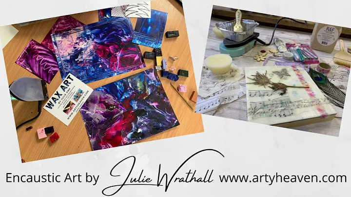 UK Encaustic Painter Julie Wrathall's April 2022 B...
