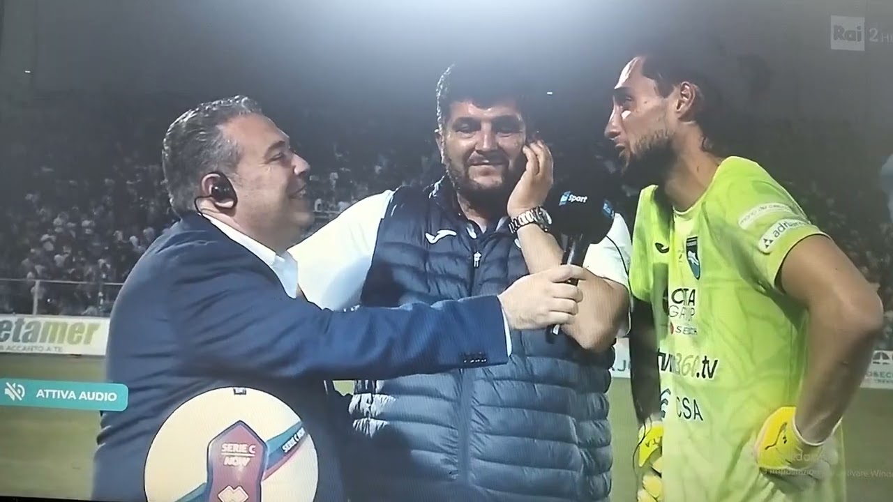 Intervista Baldini Rai dopo Pescara - Ternana