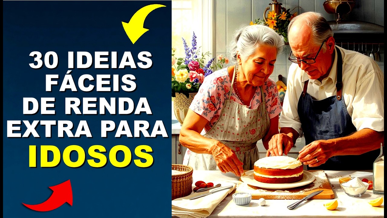 30 IDEIAS DE RENDA-EXTRA PARA IDOSOS - COMO GANHAR DINHEIRO COM RENDA-EXTRA